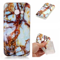 Blue Gold Soft TPU Marble Pattern Case for Samsung Galaxy A5 2017 A520