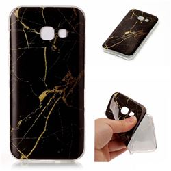 Black Gold Soft TPU Marble Pattern Case for Samsung Galaxy A5 2017 A520