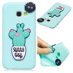 Cactus Flower Soft 3D Silicone Case for Samsung Galaxy A5 2017 A520