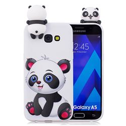 Panda Girl Soft 3D Climbing Doll Soft Case for Samsung Galaxy A5 2017 A520