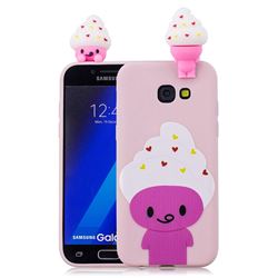 Ice Cream Man Soft 3D Climbing Doll Soft Case for Samsung Galaxy A5 2017 A520