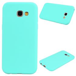 Candy Soft Silicone Protective Phone Case for Samsung Galaxy A5 2017 A520 - Light Blue