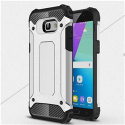 King Kong Armor Premium Shockproof Dual Layer Rugged Hard Cover for Samsung Galaxy A5 2017 A520 - Technology Silver