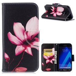 Lotus Flower Leather Wallet Case for Samsung Galaxy A5 2017 A520