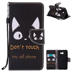 Cat Ears PU Leather Wallet Case for Samsung Galaxy A5 2017 A520