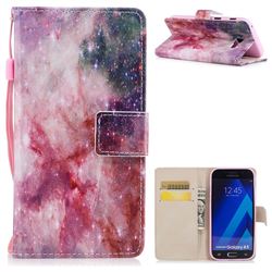 Cosmic Stars PU Leather Wallet Case for Samsung Galaxy A5 2017 A520