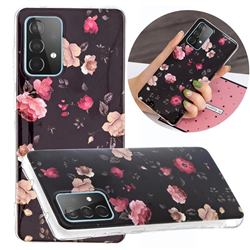 Rose Flower Noctilucent Soft TPU Back Cover for Samsung Galaxy A52 5G