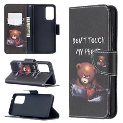 Chainsaw Bear Leather Wallet Case for Samsung Galaxy A52 (4G, 5G)
