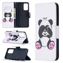 Lovely Panda Leather Wallet Case for Samsung Galaxy A52 (4G, 5G)