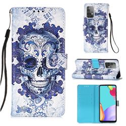 Cloud Kito 3D Painted Leather Wallet Case for Samsung Galaxy A52 (4G, 5G)