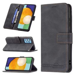 Binfen Color RFID Blocking Leather Wallet Case for Samsung Galaxy A52 (4G, 5G) - Black