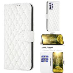 Binfen Color BF-14 Fragrance Protective Wallet Flip Cover for Samsung Galaxy A52 (4G, 5G) - White