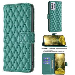 Binfen Color BF-14 Fragrance Protective Wallet Flip Cover for Samsung Galaxy A52 (4G, 5G) - Green
