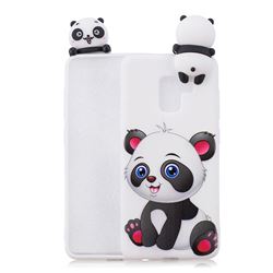 Panda Girl Soft 3D Climbing Doll Soft Case for Samsung Galaxy A8 2018 A530