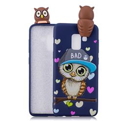 Bad Owl Soft 3D Climbing Doll Soft Case for Samsung Galaxy A8 2018 A530