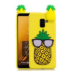 Big Pineapple Soft 3D Climbing Doll Soft Case for Samsung Galaxy A8 2018 A530