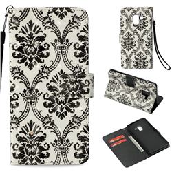 Crown Lace 3D Painted Leather Wallet Case for Samsung Galaxy A8 2018 A530