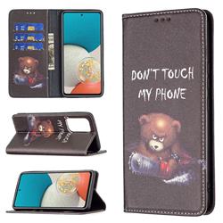 Chainsaw Bear Slim Magnetic Attraction Wallet Flip Cover for Samsung Galaxy A53 5G