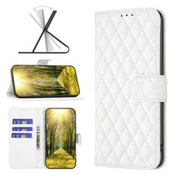 Binfen Color BF-14 Fragrance Protective Wallet Flip Cover for Samsung Galaxy A54 5G - White