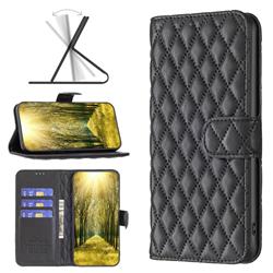 Binfen Color BF-14 Fragrance Protective Wallet Flip Cover for Samsung Galaxy A54 5G - Black