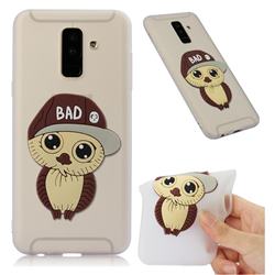 Bad Boy Owl Soft 3D Silicone Case for Samsung Galaxy A6 Plus (2018) - Translucent White
