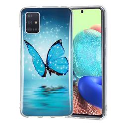 Butterfly Noctilucent Soft TPU Back Cover for Samsung Galaxy A71 5G