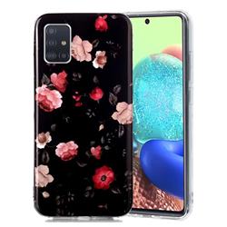 Rose Flower Noctilucent Soft TPU Back Cover for Samsung Galaxy A71 5G