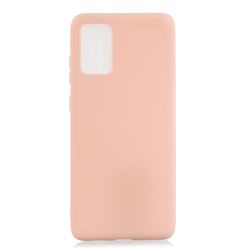 Candy Soft Silicone Protective Phone Case for Samsung Galaxy A71 5G - Light Pink