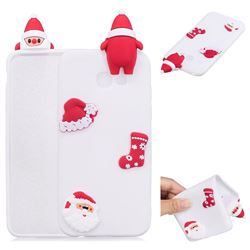 White Santa Claus Christmas Xmax Soft 3D Silicone Case for Samsung Galaxy A7 2017 A720