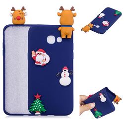 Navy Elk Christmas Xmax Soft 3D Silicone Case for Samsung Galaxy A7 2017 A720