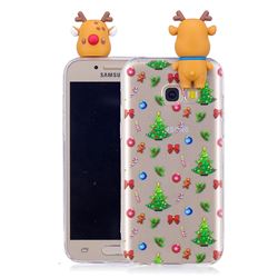 Christmas Bow Soft 3D Climbing Doll Soft Case for Samsung Galaxy A7 2017 A720