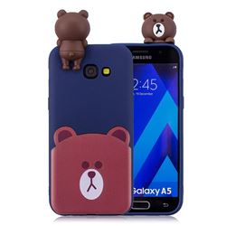 Cute Bear Soft 3D Climbing Doll Soft Case for Samsung Galaxy A7 2017 A720