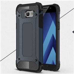 King Kong Armor Premium Shockproof Dual Layer Rugged Hard Cover for Samsung Galaxy A7 2017 A720 - Navy