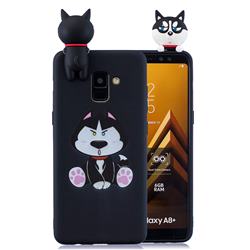 Staying Husky Soft 3D Climbing Doll Soft Case for Samsung Galaxy A8+ (2018)