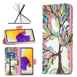 The Tree of Life Leather Wallet Case for Samsung Galaxy A73 5G