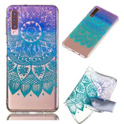 Mandala Wind Chimes Super Clear Soft TPU Back Cover for Samsung Galaxy A7 (2018)