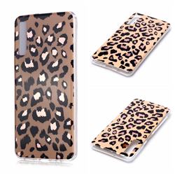 Leopard Galvanized Rose Gold Marble Phone Back Cover for Samsung Galaxy A7 (2018) A750