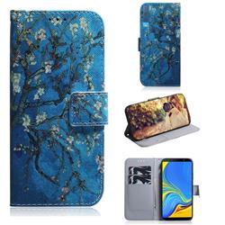 Apricot Tree PU Leather Wallet Case for Samsung Galaxy A7 (2018) A750