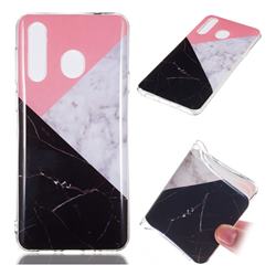 Tricolor Soft TPU Marble Pattern Case for Samsung Galaxy A8s