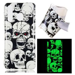 Red-eye Ghost Skull Noctilucent Soft TPU Back Cover for Samsung Galaxy A8s