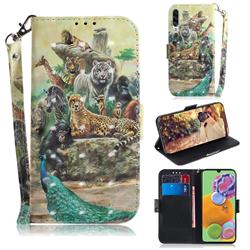 Beast Zoo 3D Painted Leather Wallet Phone Case for Samsung Galaxy A90 5G