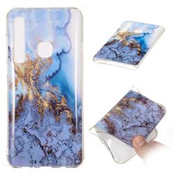Sea Blue Soft TPU Marble Pattern Case for Samsung Galaxy A9 (2018) / A9 Star Pro / A9s