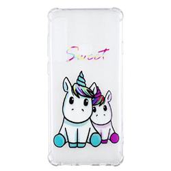 Sweet Unicorn Anti-fall Clear Varnish Soft TPU Back Cover for Samsung Galaxy A9 (2018) / A9 Star Pro / A9s