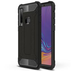 King Kong Armor Premium Shockproof Dual Layer Rugged Hard Cover for Samsung Galaxy A9 (2018) / A9 Star Pro / A9s - Black Gold
