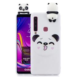 Smiley Panda Soft 3D Climbing Doll Soft Case for Samsung Galaxy A9 (2018) / A9 Star Pro / A9s
