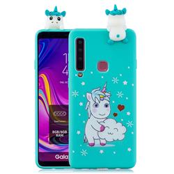Heart Unicorn Soft 3D Climbing Doll Soft Case for Samsung Galaxy A9 (2018) / A9 Star Pro / A9s