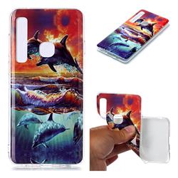 Flying Dolphin Soft TPU Cell Phone Back Cover for Samsung Galaxy A9 (2018) / A9 Star Pro / A9s