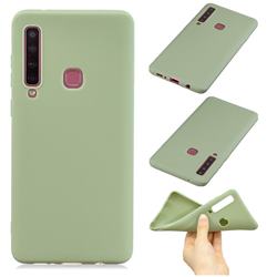 Candy Soft Silicone Phone Case for Samsung Galaxy A9 (2018) / A9 Star Pro / A9s - Pea Green