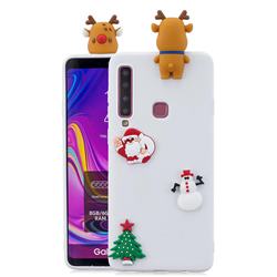 White Elk Christmas Xmax Soft 3D Silicone Case for Samsung Galaxy A9 (2018) / A9 Star Pro / A9s