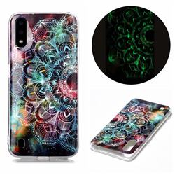 Datura Flowers Noctilucent Soft TPU Back Cover for Samsung Galaxy A01